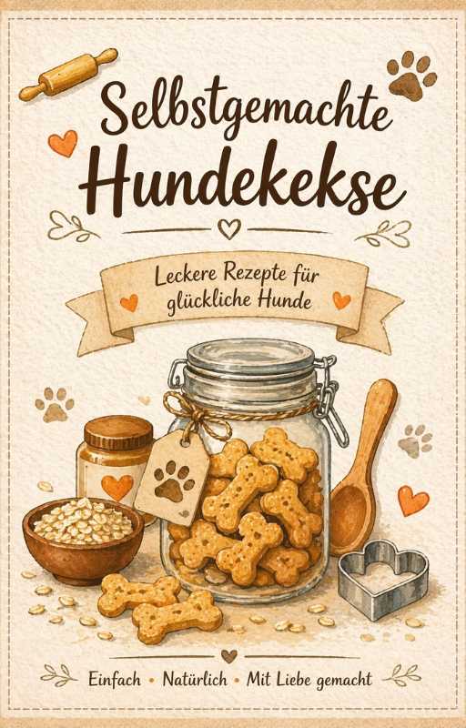 Selbstgemachte Hundekekse – 43-seitiges Workbook