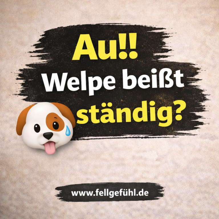 Welpen beißen ständig?