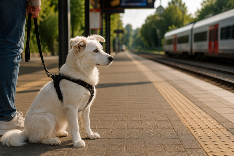 Bahnfahren mit Hund